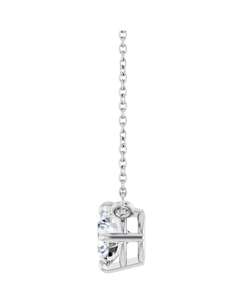 Colar Garras Pontudas Solitário em Ouro 14k com Diamantes de Laboratório – Modelo 3