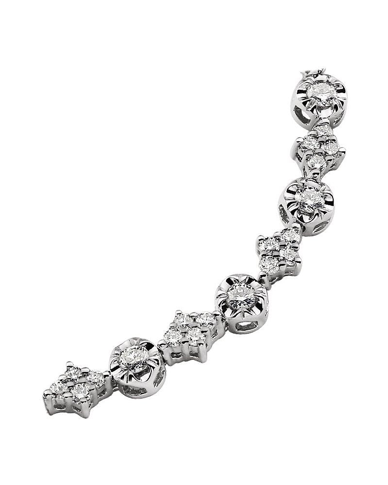 Pulseira Riviera em Ouro 14k com Diamantes Naturais – Modelo 10