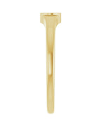 Anel Olho Grego em Ouro 14k com Diamantes Naturais