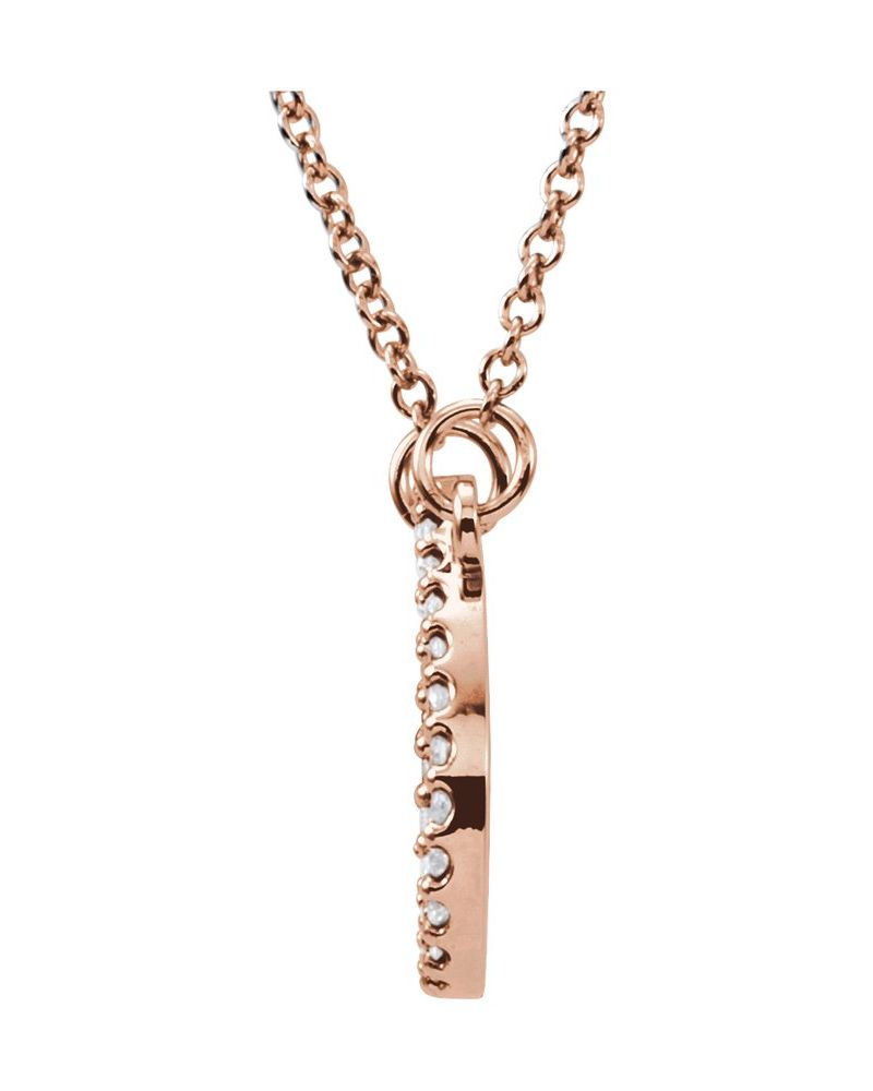 Colar Gota em Ouro 14k com Diamantes Naturais