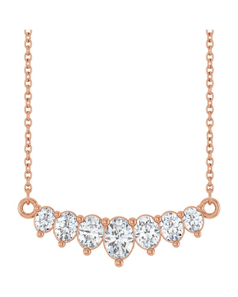 Colar Barra Degradê em Ouro 14k com Diamantes de Laboratório – Modelo 2