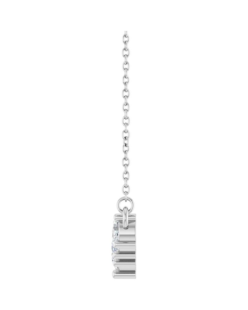 Colar Barra Degradê em Ouro 14k com Diamantes de Laboratório – Modelo 2