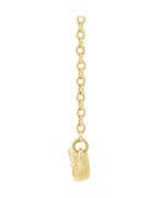 Colar Barra Cravejado em Ouro 14k com Diamantes de Laboratório – Modelo 2