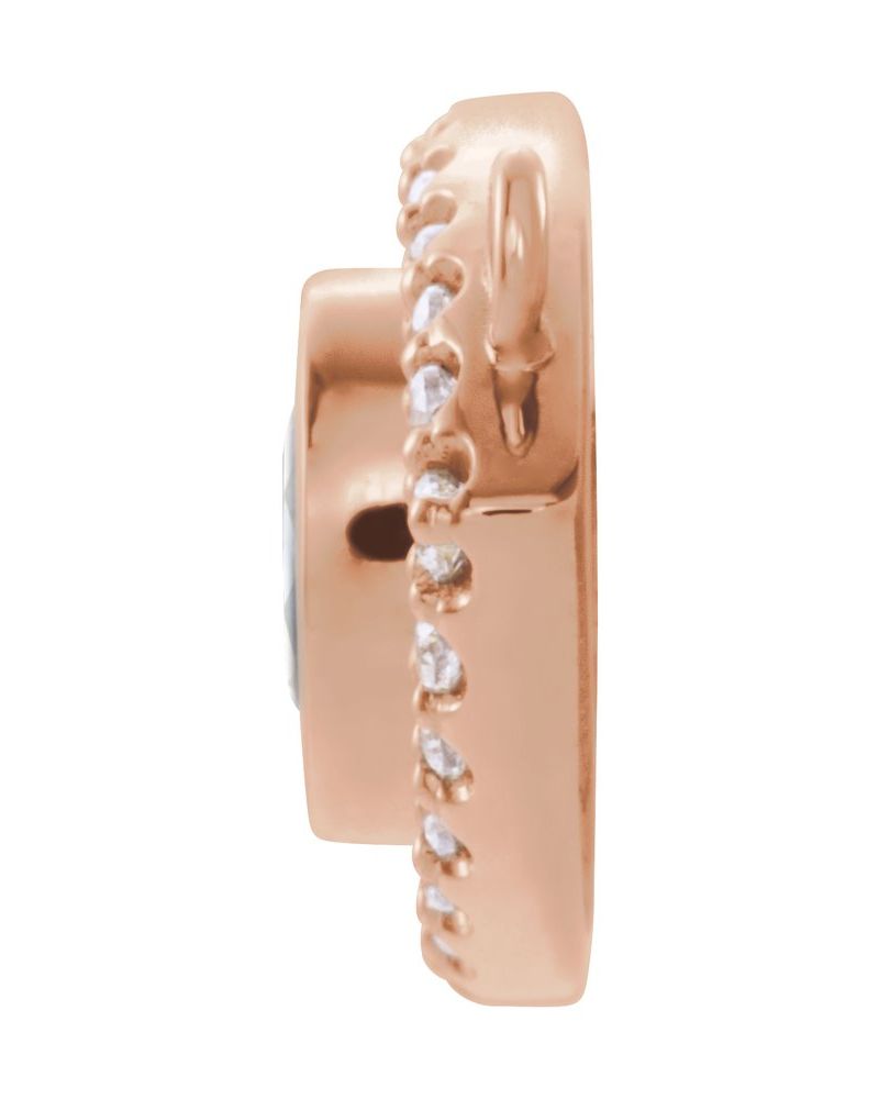 Colar Olho Grego Cravejado em Ouro 14k com Diamantes de Laboratório