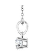 Colar Solitário em Ouro 14k com Diamantes de Laboratório – Modelo 6