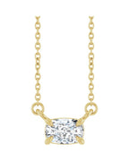 Colar Garras Pontudas Solitário em Ouro 14k com Diamantes de Laboratório – Modelo 2