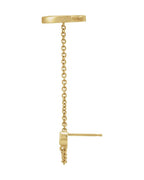 Ear Cuff em Ouro 14k com Diamantes Naturais