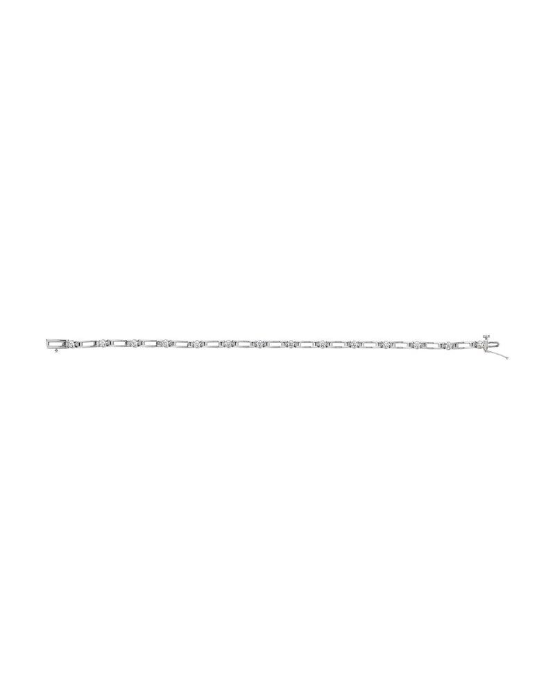 Pulseira Riviera em Ouro 14k com Diamantes Naturais – Modelo 16