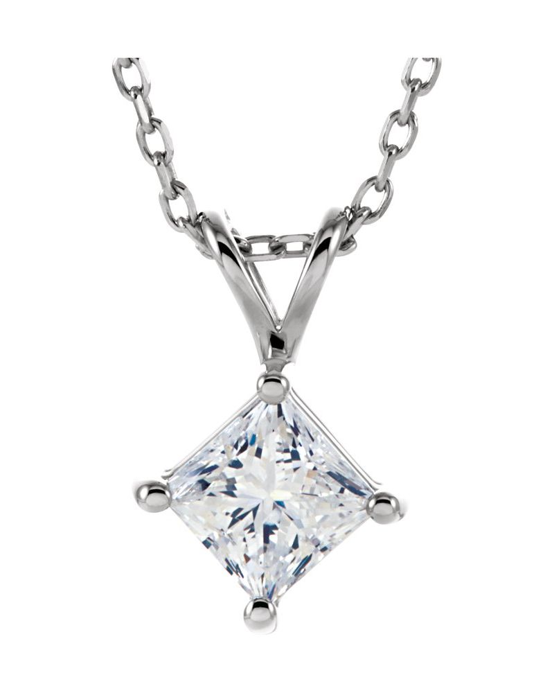 Colar Solitário em Ouro 14k com Diamantes Naturais – Modelo 21