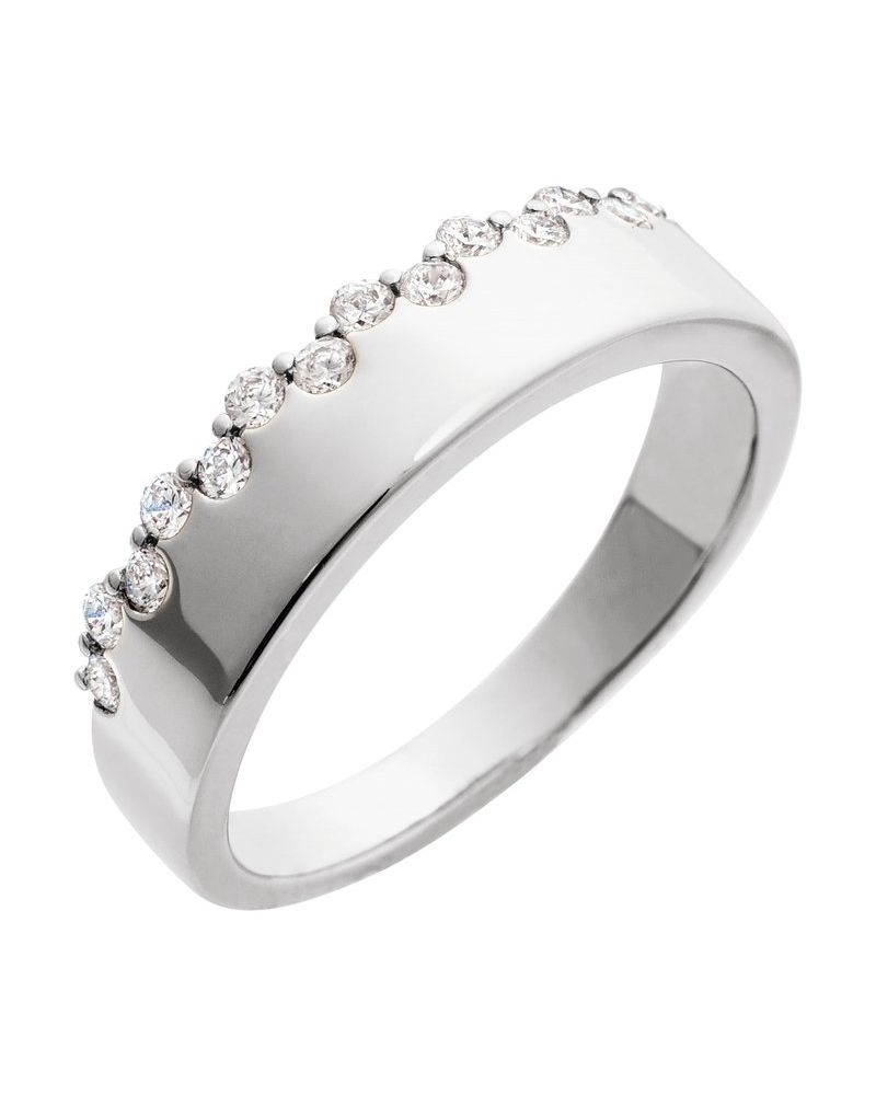 Anel Cravejado em Ouro 14k com Diamantes Naturais – Modelo 3