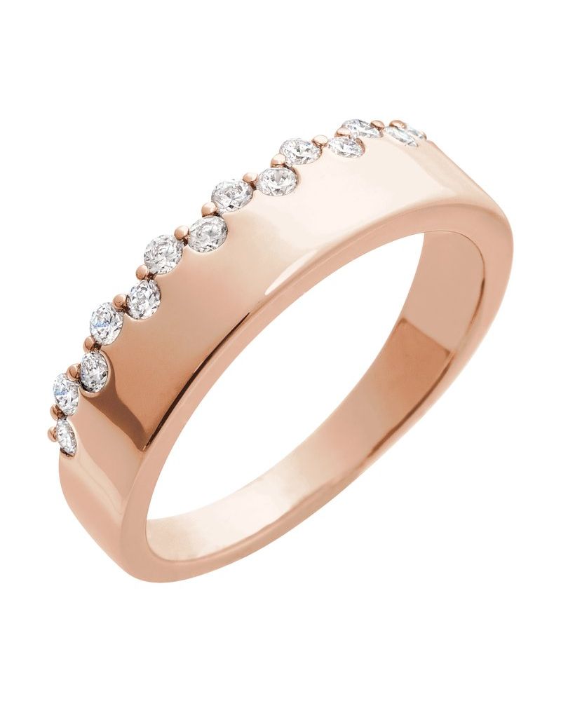 Anel Cravejado em Ouro 14k com Diamantes Naturais – Modelo 3