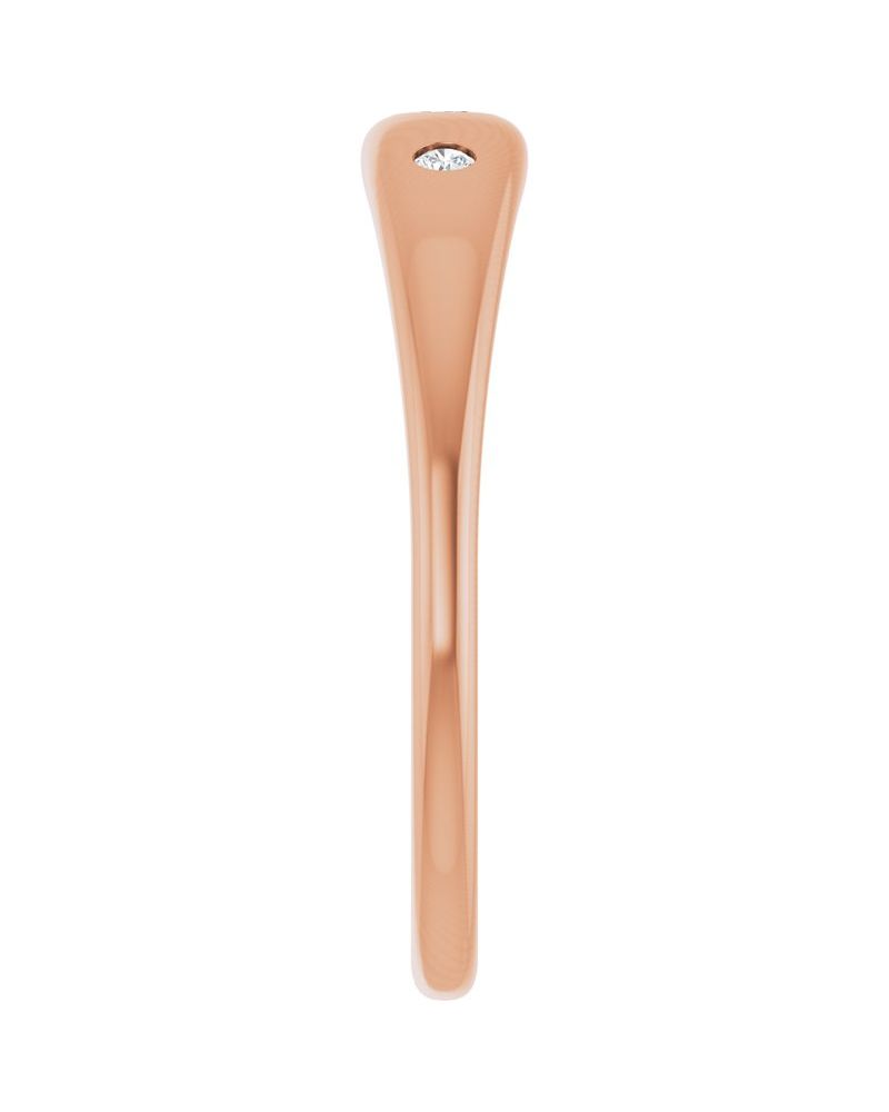 Anel Cravejado em Ouro 14k com Diamantes de Laboratório – Modelo 6