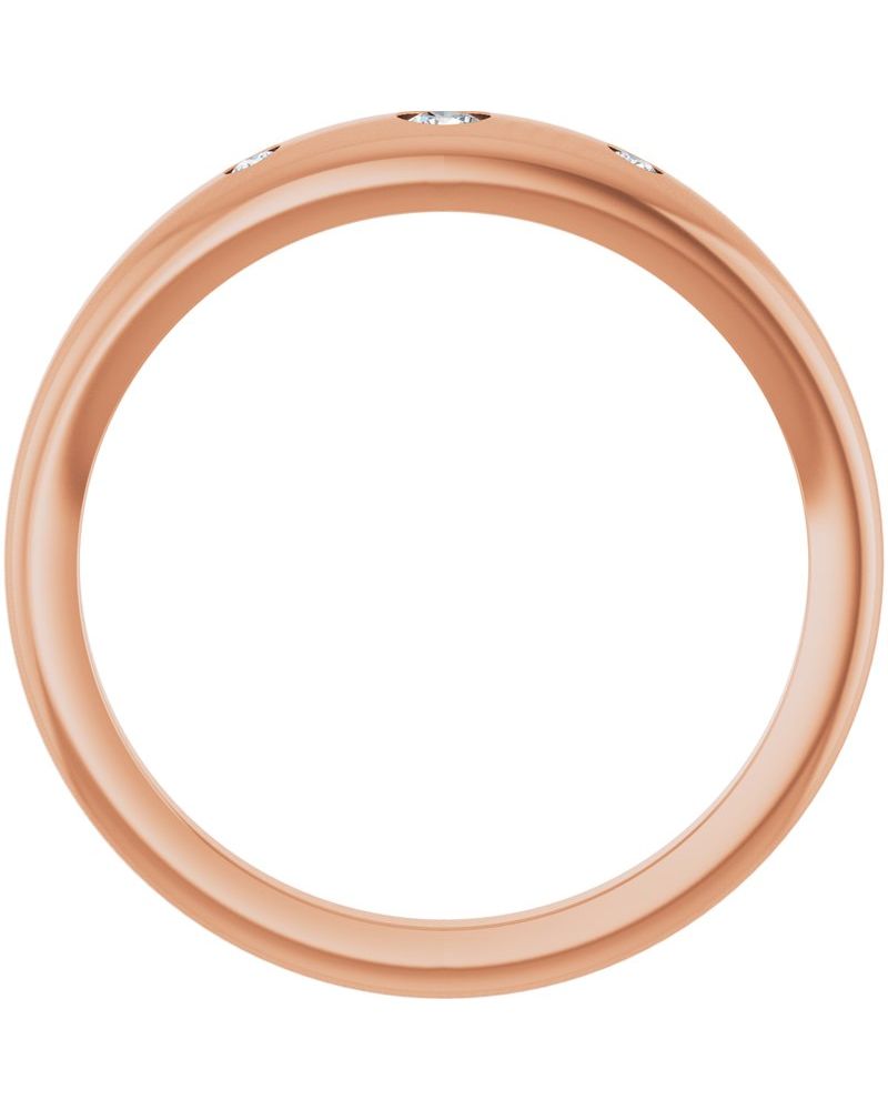 Anel Cravejado em Ouro 14k com Diamantes de Laboratório – Modelo 6