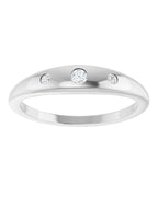 Anel Cravejado em Ouro 14k com Diamantes de Laboratório – Modelo 6