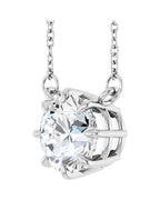 Colar Garras Pontudas Solitário em Ouro 14k com Diamantes de Laboratório – Modelo 4