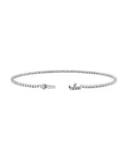 Pulseira Riviera Perfil Baixo em Ouro 14k com Diamantes de Laboratório