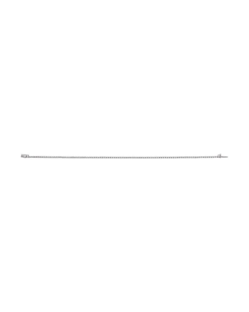 Pulseira Riviera Perfil Baixo em Ouro 14k com Diamantes de Laboratório