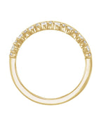 Anel Cravejado em Ouro 14k com Diamantes de Laboratório – Modelo 4