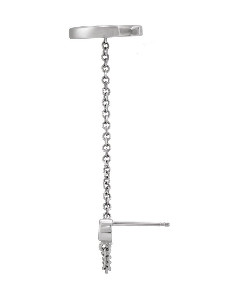Ear Cuff em Ouro 14k com Diamantes Naturais