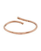 Bracelete Bypass Degradê em Ouro 14k com Diamantes de Laboratório