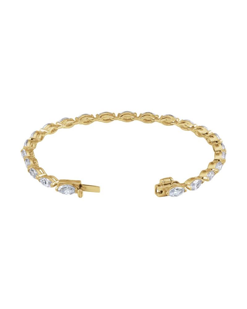 Pulseira Riviera em Ouro 14k com Diamantes de Laboratório