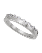 Anel Cravejado em Ouro 14k com Diamantes de Laboratório – Modelo 4