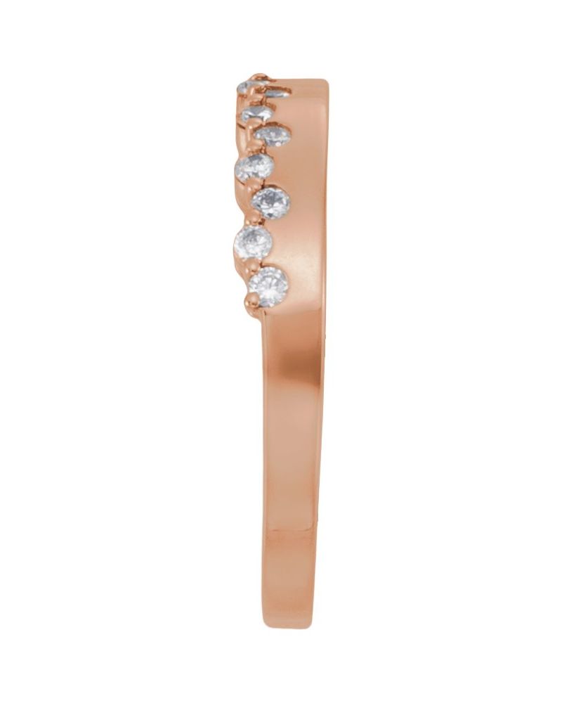 Anel Cravejado em Ouro 14k com Diamantes de Laboratório – Modelo 4