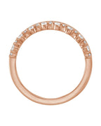 Anel Cravejado em Ouro 14k com Diamantes de Laboratório – Modelo 4