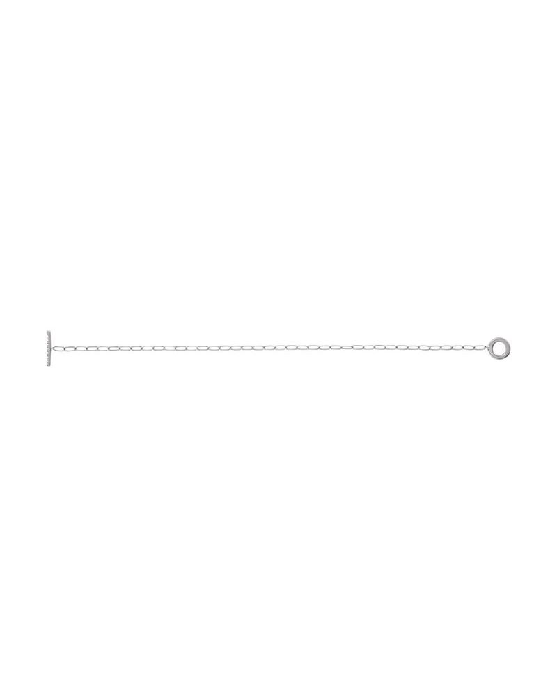 Pulseira Fecho T Cravejada em Ouro 14k com Diamantes Naturais