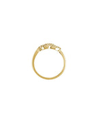 Anel Nó Cravejado em Ouro 14k com Diamantes Naturais – Modelo 5