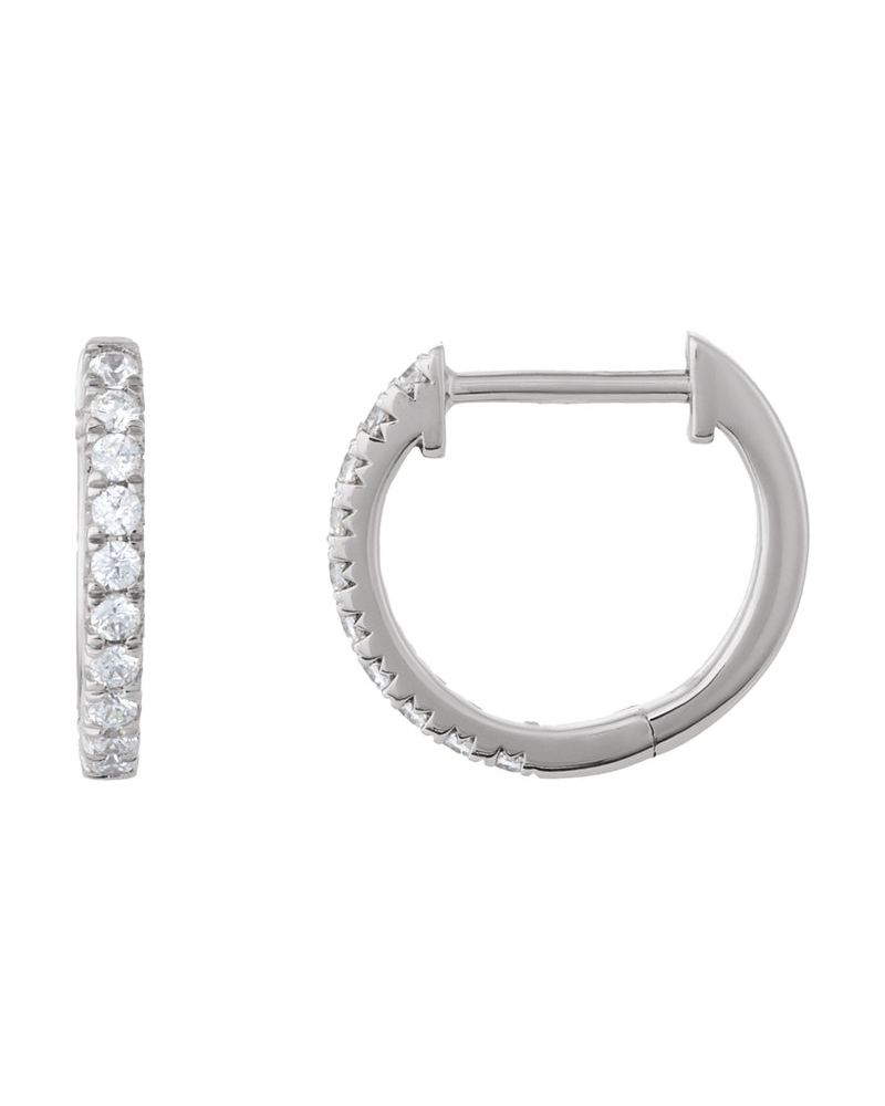 Brinco de Aro Cravejado em Ouro 14k com Diamantes de Laboratório – Modelo 14