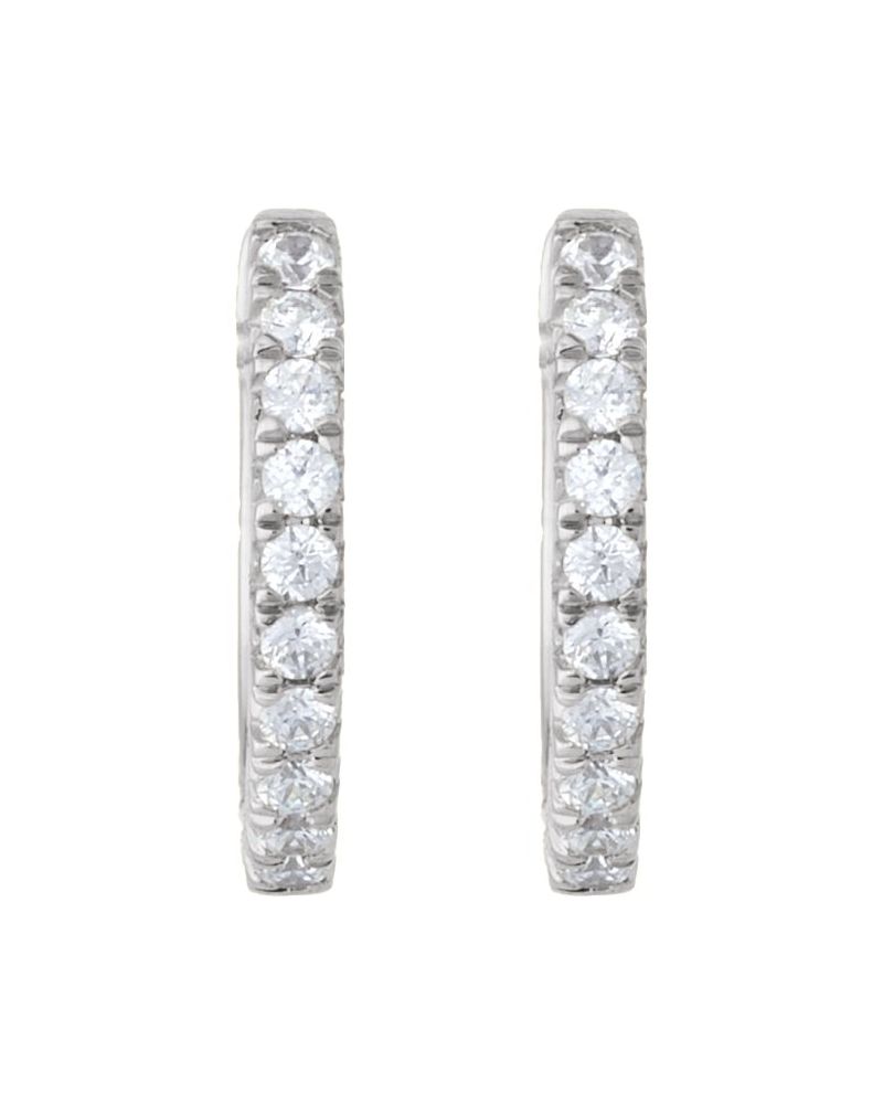 Brinco de Aro Cravejado em Ouro 14k com Diamantes de Laboratório – Modelo 14