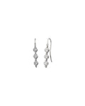 Brinco Três Pedras Barra em Ouro 14k com Diamantes Naturais – Modelo 3