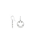 Brinco Carinha Sorridente Cravejado em Ouro 14k com Diamantes Naturais