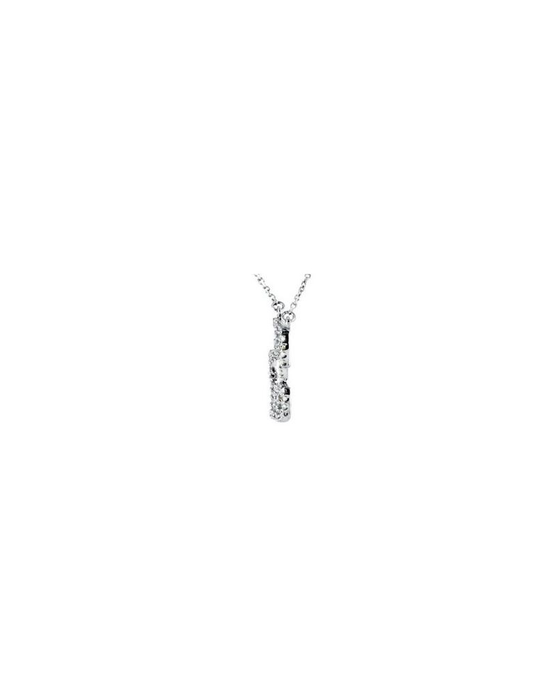Colar Peça de Quebra-cabeça Cravejado em Ouro 14k com Diamantes Naturais