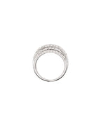 Anel Entrelaçado em Ouro 14k com Diamantes Naturais – Modelo 27