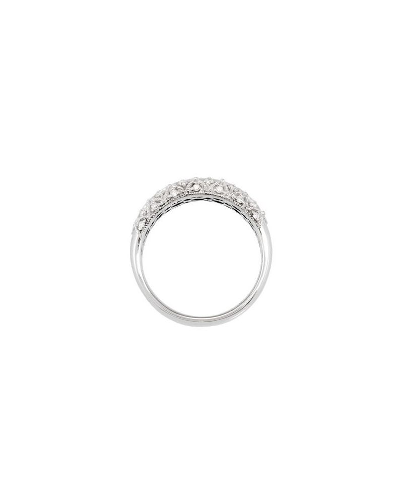 Anel Cravejado em Ouro 14k com Diamantes Naturais – Modelo 8