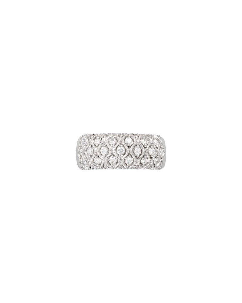 Anel Cravejado em Ouro 14k com Diamantes Naturais – Modelo 8
