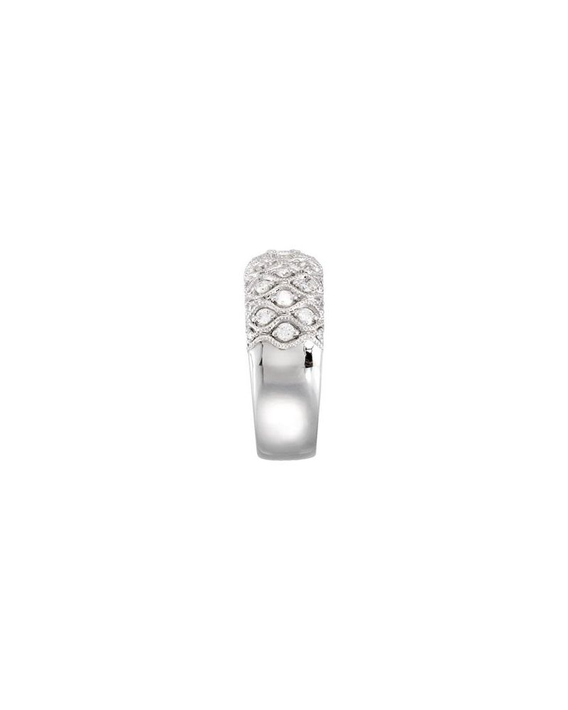 Anel Cravejado em Ouro 14k com Diamantes Naturais – Modelo 8