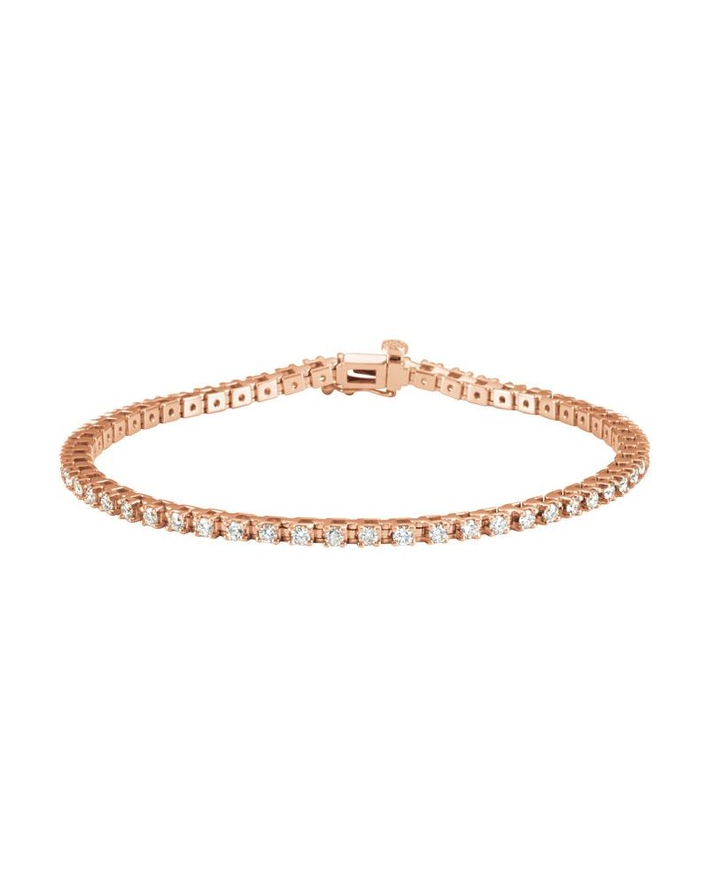 Pulseira Riviera em Ouro 14k com Diamantes Naturais – Modelo 23