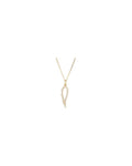 Colar Asa de Anjo em Ouro 14k com Diamantes Naturais