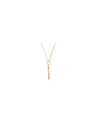 Colar Asa de Anjo em Ouro 14k com Diamantes Naturais