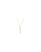 Colar Anjo em Ouro 14k com Diamantes Naturais