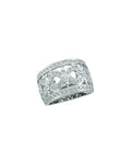 Anel Cravejado em Ouro 14k com Diamantes Naturais – Modelo 10