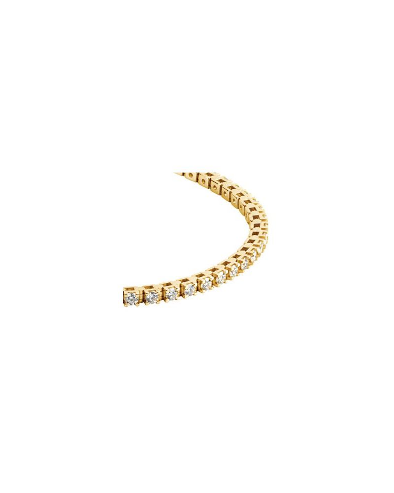 Pulseira Riviera em Ouro 14k com Diamantes Naturais – Modelo 22