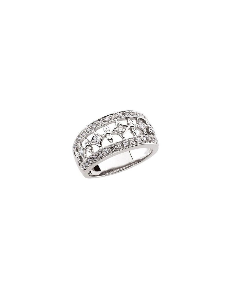 Anel Cravejado em Ouro 14k com Diamantes Naturais – Modelo 11