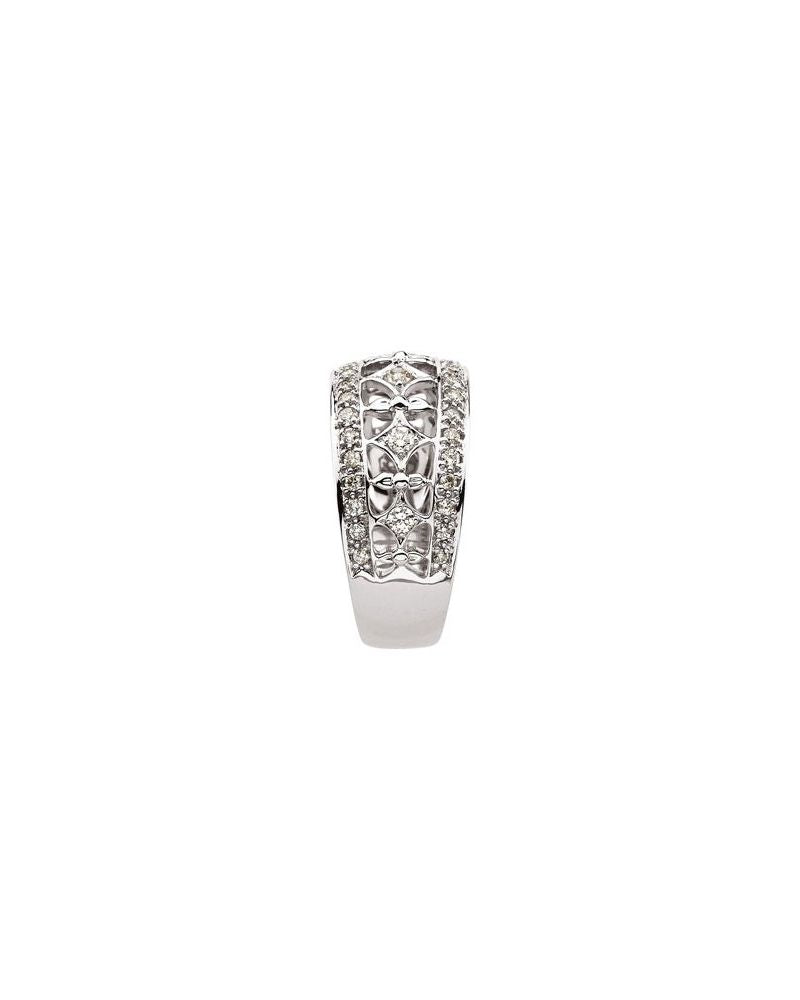 Anel Cravejado em Ouro 14k com Diamantes Naturais – Modelo 11