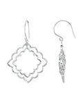 Brinco Pendente Cravejado em Ouro 14k com Diamantes Naturais – Modelo 4