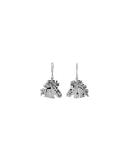 Brinco Cavalo Lipizzaner em Ouro 14k com Diamantes Naturais