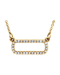 Colar Geométrico em Ouro 14k com Diamantes Naturais – Modelo 9
